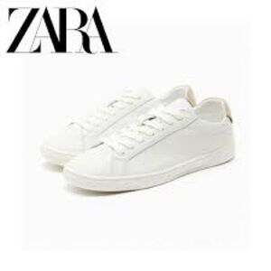 ZARA ATHLETIC LEATHER SNEAKERS